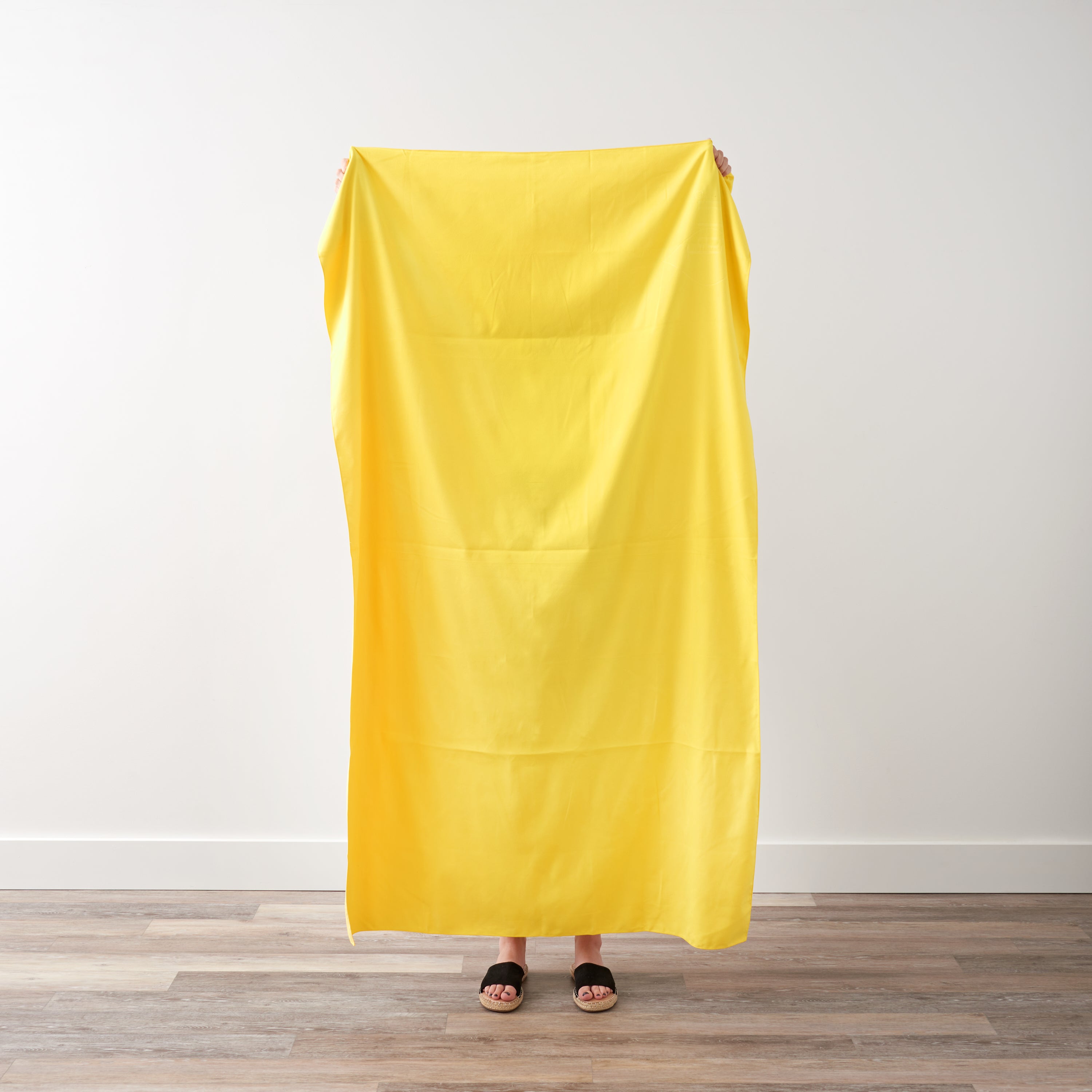 Yellow bath sheet sale