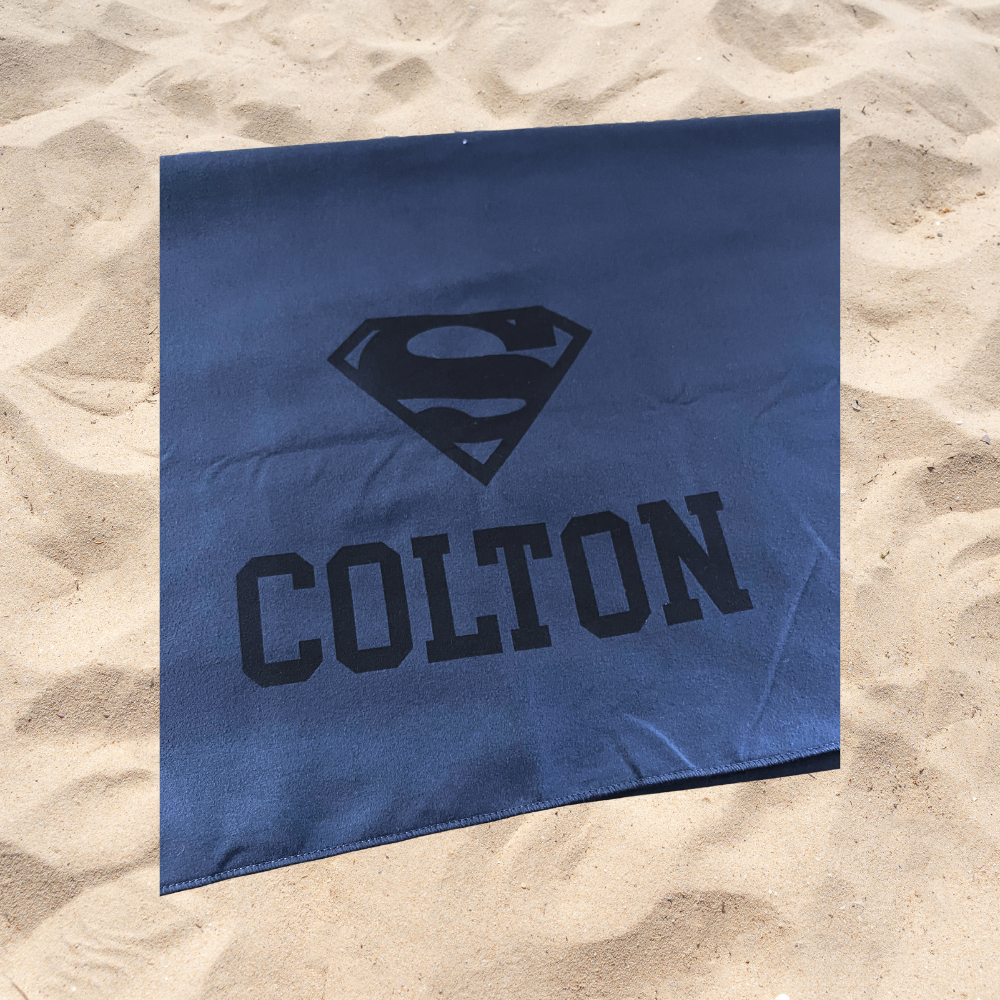 NAVY COLTON medium towel